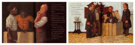 celebrate-picture-books-picture-book-review-henry's-freedom-box-henry-comes out of box