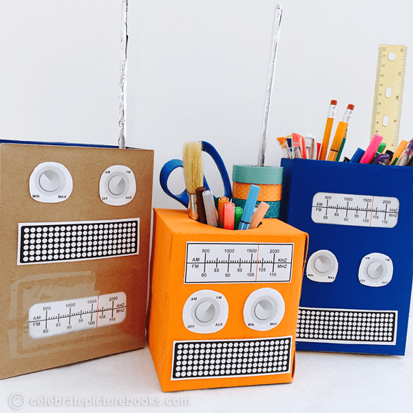 CPB - Radio Man box radios from side