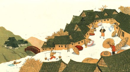 celebrate-picture-books-picture-book-review-the-umbrella-queen-village