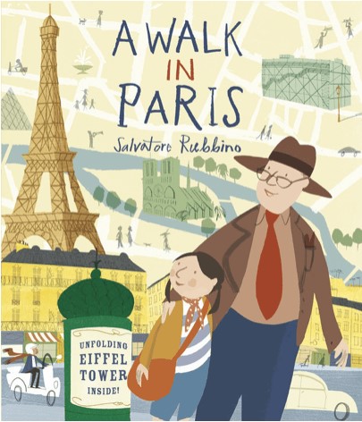 A Walk in Paris by Salvatore Rubbino Picture Book Review