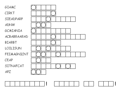 CPB - Magic Word Scramble II