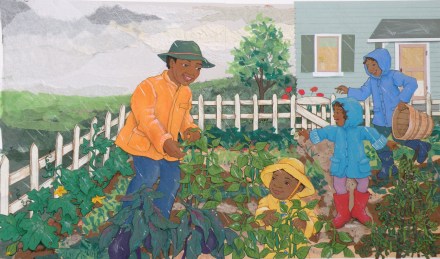 celebrate-picture-books-picture-book-review-rainbow-stew-interior-art-in-the-garden