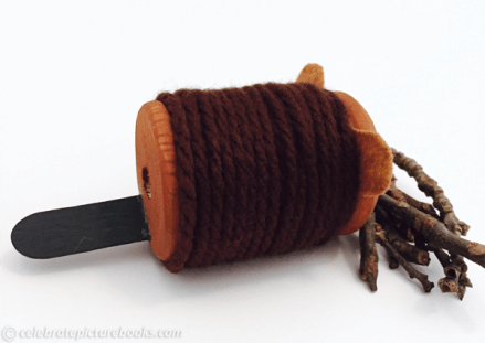 CPB - Beaver craft picture with tail