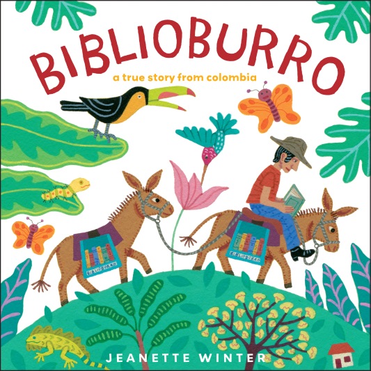 Biblioburro: a True Story from Columbia by Jeanette Winter Picture Book Review