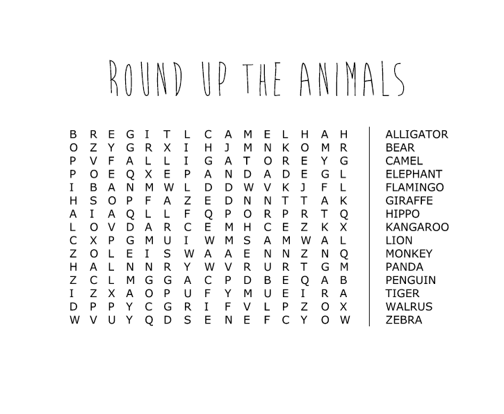 CPB - Zoo Day Word Search II (2)