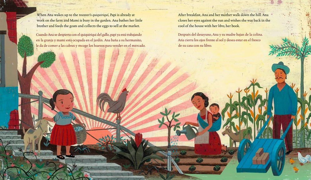 celebrate-picture-books-picture-book-review-waiting-for-the-biblioburro-bilingual-edition-sunrise