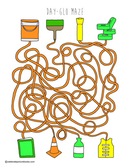 celebrate-picture-books-picture-book-review-day-glo-maze