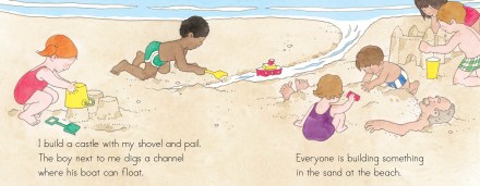 celebrate-picture-books-picture-book-review-at-the-beach-interior-art-kids-playing