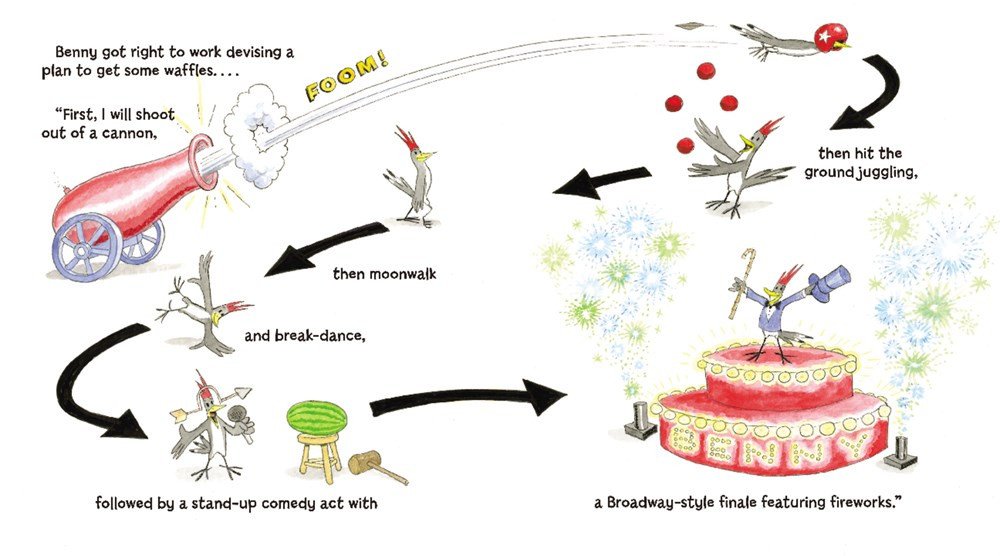 celebrate-picture-books-picture-book-review-woodpecker-wants-a-waffle-flies-to-diner