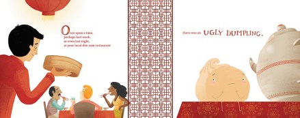 celebrate-picture-books-picture-book-review-the-ugly-dumpling-interior-art-dim-sum-restaurant