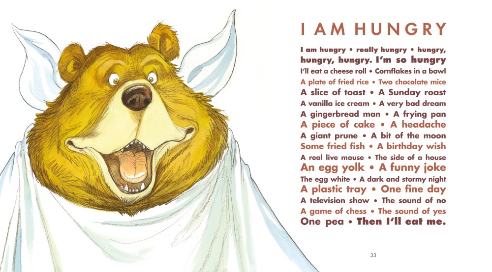 celebrate-picture-books-picture-book-review-a-great-big-cuddle-poems-for-the-Very-Young-i-am-hungry