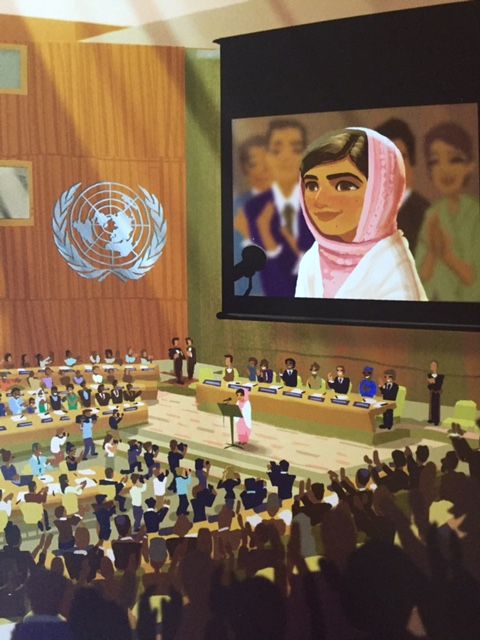 celebrate-picture-books-picture-book-review-for-the-right-to-learn-malala-yousafzai's-story-speaking-to-the-UN