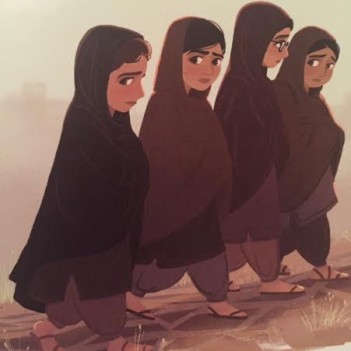 celebrate-picture-books-picture-book-review-for-the-right-to-learn-malala-yousafzai's-story-sneaking-to-school