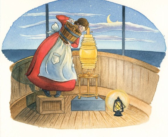 celebrate-picture-books-picture-book-review-miss-colfax's-light-harriet-adding-oil