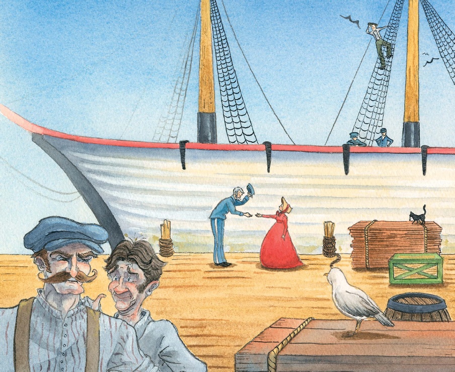 celebrate-picture-books-picture-book-review-miss-colfax's-light-meeting-a-ship-captain