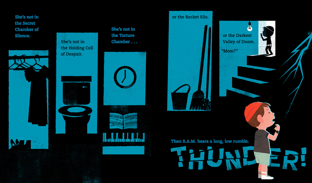 celebrate-picture-books-picture-book-review-secret-agent-man-goes-shopping-for-shoes-in-the-basement