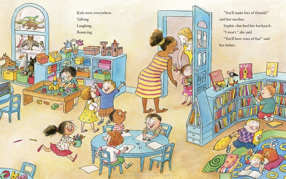 celebrate-picture-books-picture-book-review-sophie's-squash-go-to-school-classroom