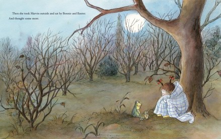 celebrate-picture-books-picture-book-review-sophie's-squash-go-to-school-nighttime-thinking