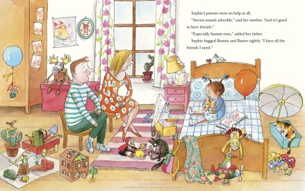 celebrate-picture-books-picture-book-review-sophie's-squash-go-to-school-talk-with-mom-and-dad