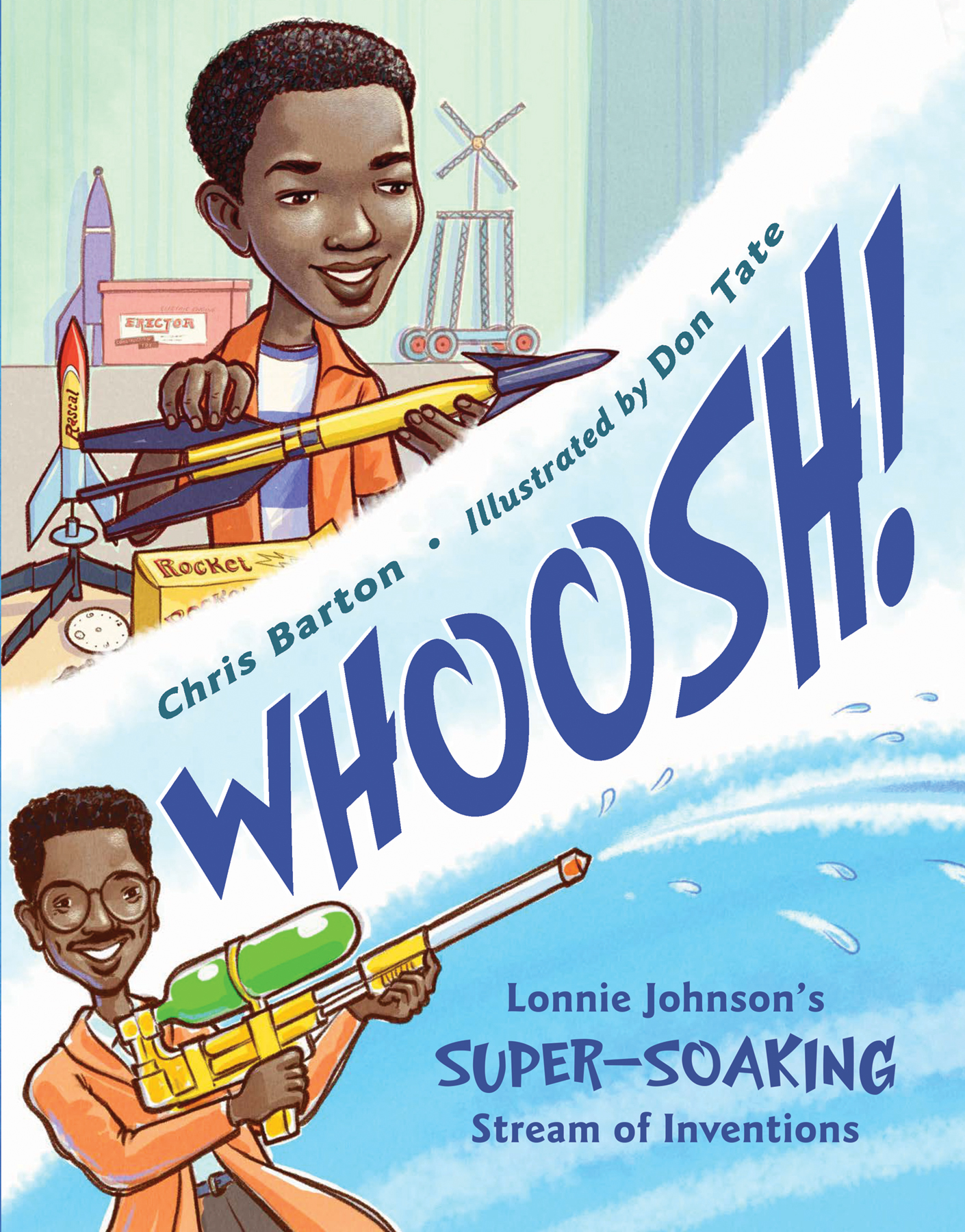celebrate-picture-books-picture-book-review-whoosh!-lonnie-johnson's-super-soaking-stream-of-inventions-cover