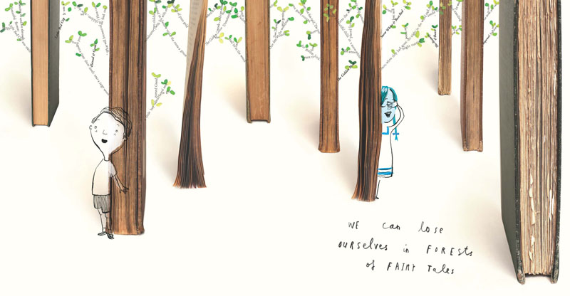 celebrate-picture-books-picture-book-review-a-child-of-books-colorful-book-forest