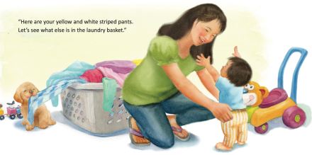 celebrate-picture-books-picture-book-review-interview-with-Ellen-Mayer-Red-Socks-book-interior-art