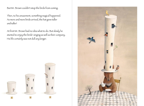celebrate-picture-books-picture-book-review-mr-brown's-fantastic-hat-birds-live-in-hat