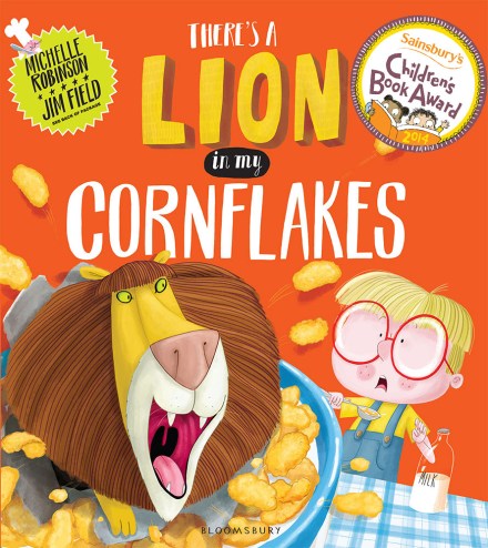 celebrate-picture-books-picture-book-review-there's-a-lion-in-my-cornflakes-cover