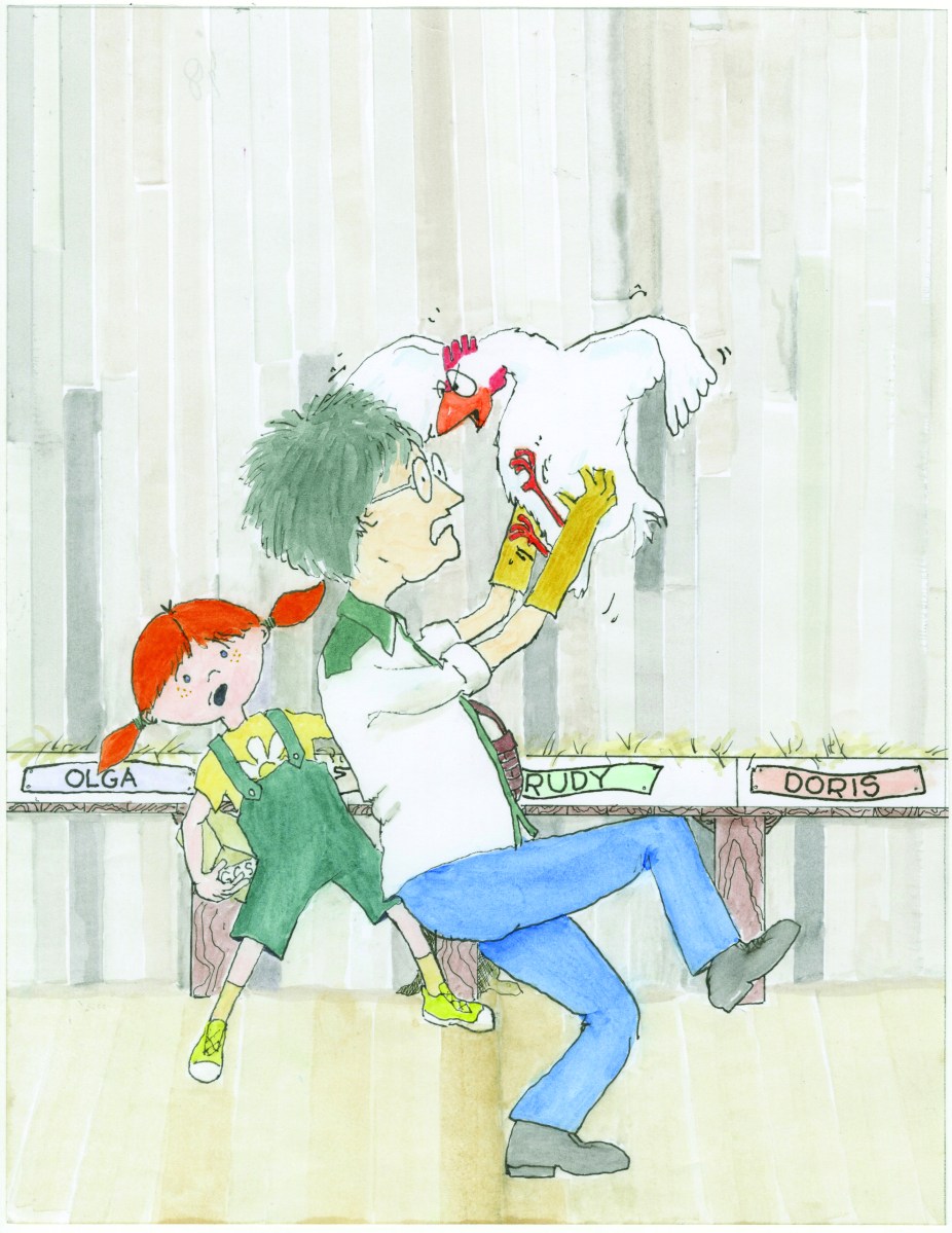 celebrate-picture-books-picture-book-review-what's-up-with-this-chicken-trudy-fighting