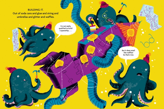 celebrate-picture-books-picture-book-review-also-an-octopus-homemade-rocket-ship