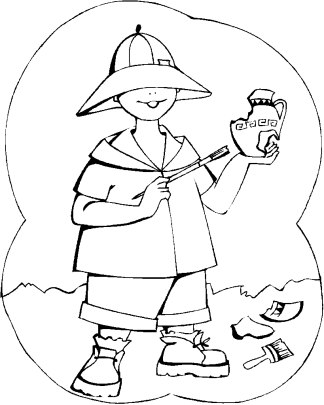 celebrate-picture-books-picture-book-review-archaeologist-coloring-page