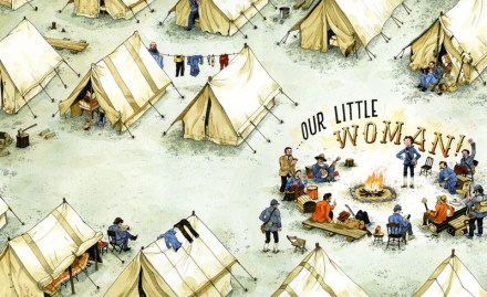 celebrate-picture-books-picture-book-review-nurse-soldier-spy-the-story-of-sarah-edmonds-union-camp