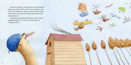 celebrate-picture-books-picture-book-review-those-darn-squirrels-fly-south-squirrels-fly-south