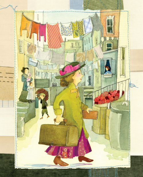 celebrate-picture-books-picture-book-review-brave-girl-clara-and-the-shirtwaist-makers'-strike-of-1909-clara-comes-to-town