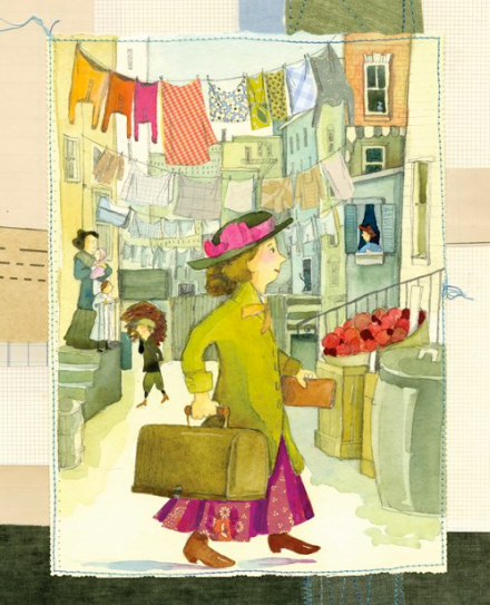 celebrate-picture-books-picture-book-review-brave-girl-clara-and-the-shirtwaist-makers'-strike-of-1909-clara-comes-to-town