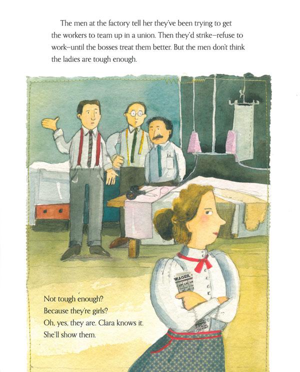 celebrate-picture-books-picture-book-review-brave-girl-clara-and-the-shirtwaist-makers'-strike-of-1909-forming-a-union