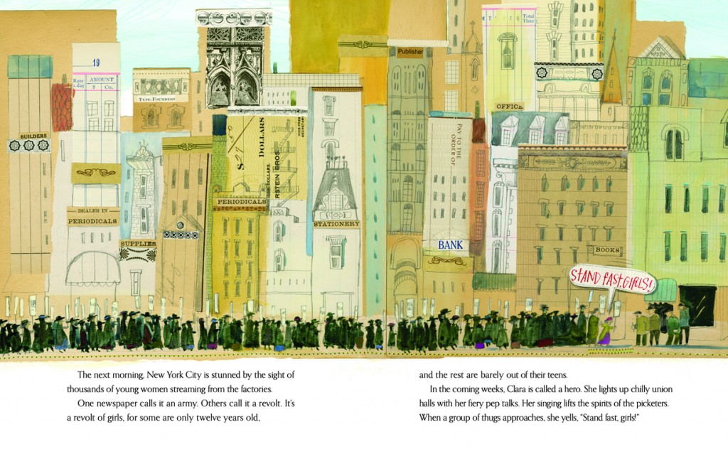 celebrate-picture-books-picture-book-review-brave-girl-clara-and-the-shirtwaist-makers'-strike-of-1909-picket-line