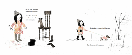 celebrate-picture-books-picture-book-review-extra-yarn-annabelle-knits-sweater