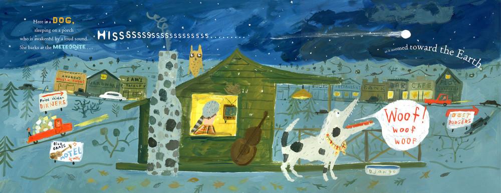 celebrate-picture-books-picture-book-review-how-the-meteorite-got-to-the-museum-dog-barks