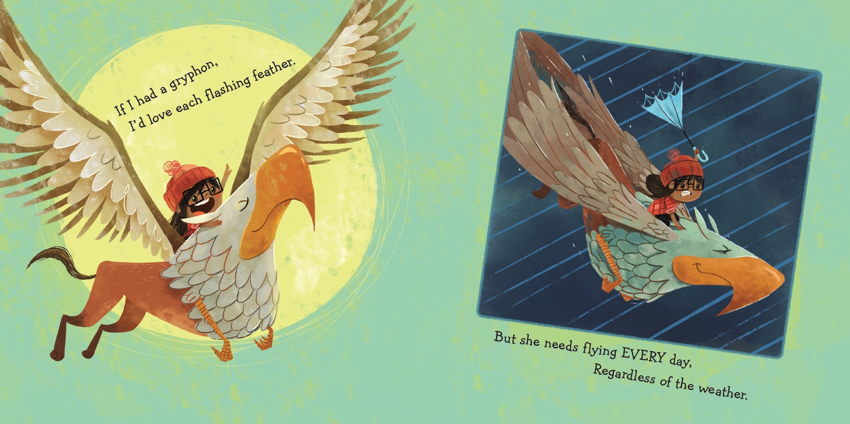 celebrate-picture-books-picture-book-review-if-I-had-a-gryphon-gryphon