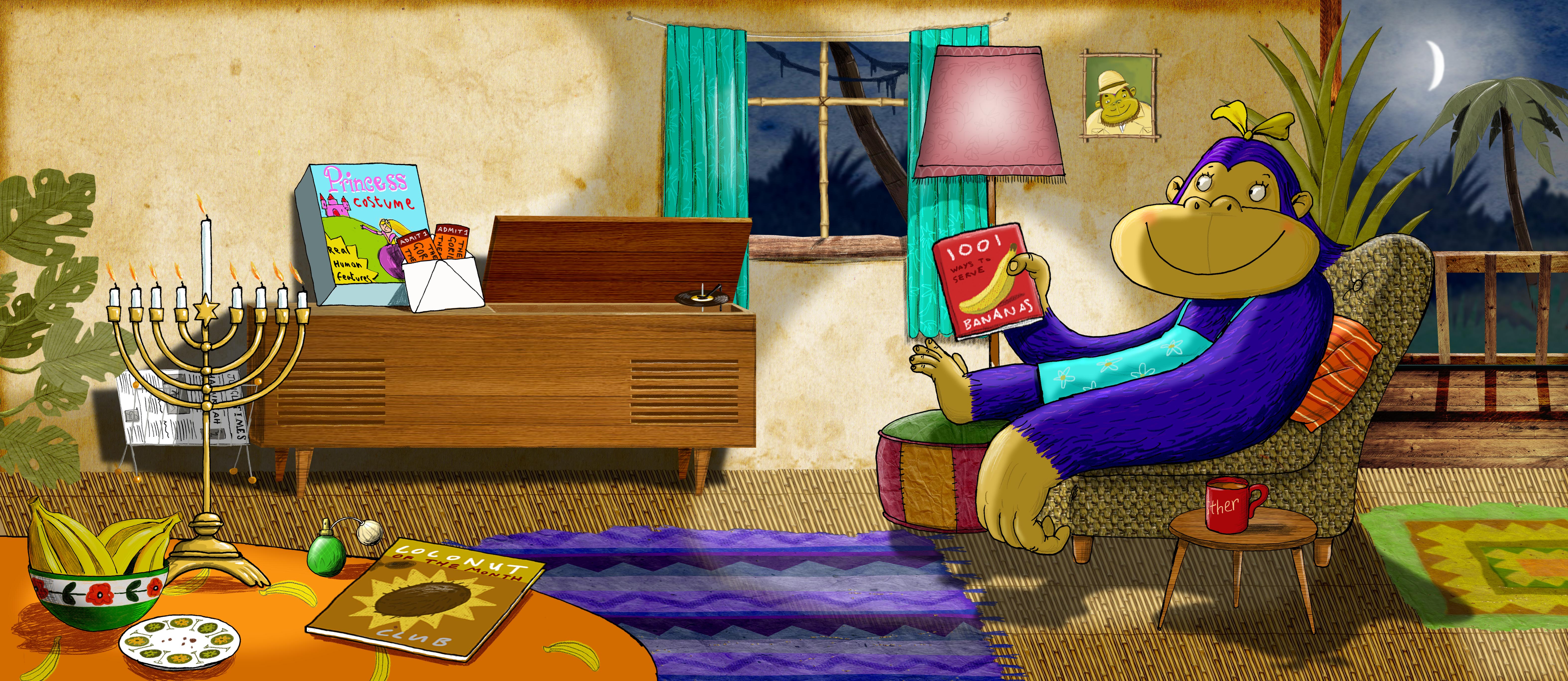 celebrate-picture-books-picture-book-review-esther's-hanukkah-disaster-after-dinner