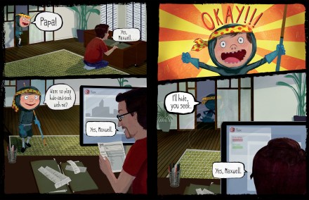 celebrate-picture-books-picture-book-review-ninja-attack-of-the-clan-cassy-asks-dad-to-play