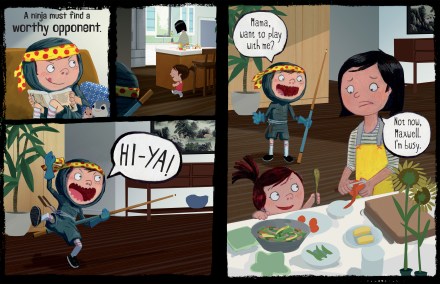 celebrate-picture-books-picture-book-review-ninja-attack-of-the-clan-cassy-asks-mom-to-play