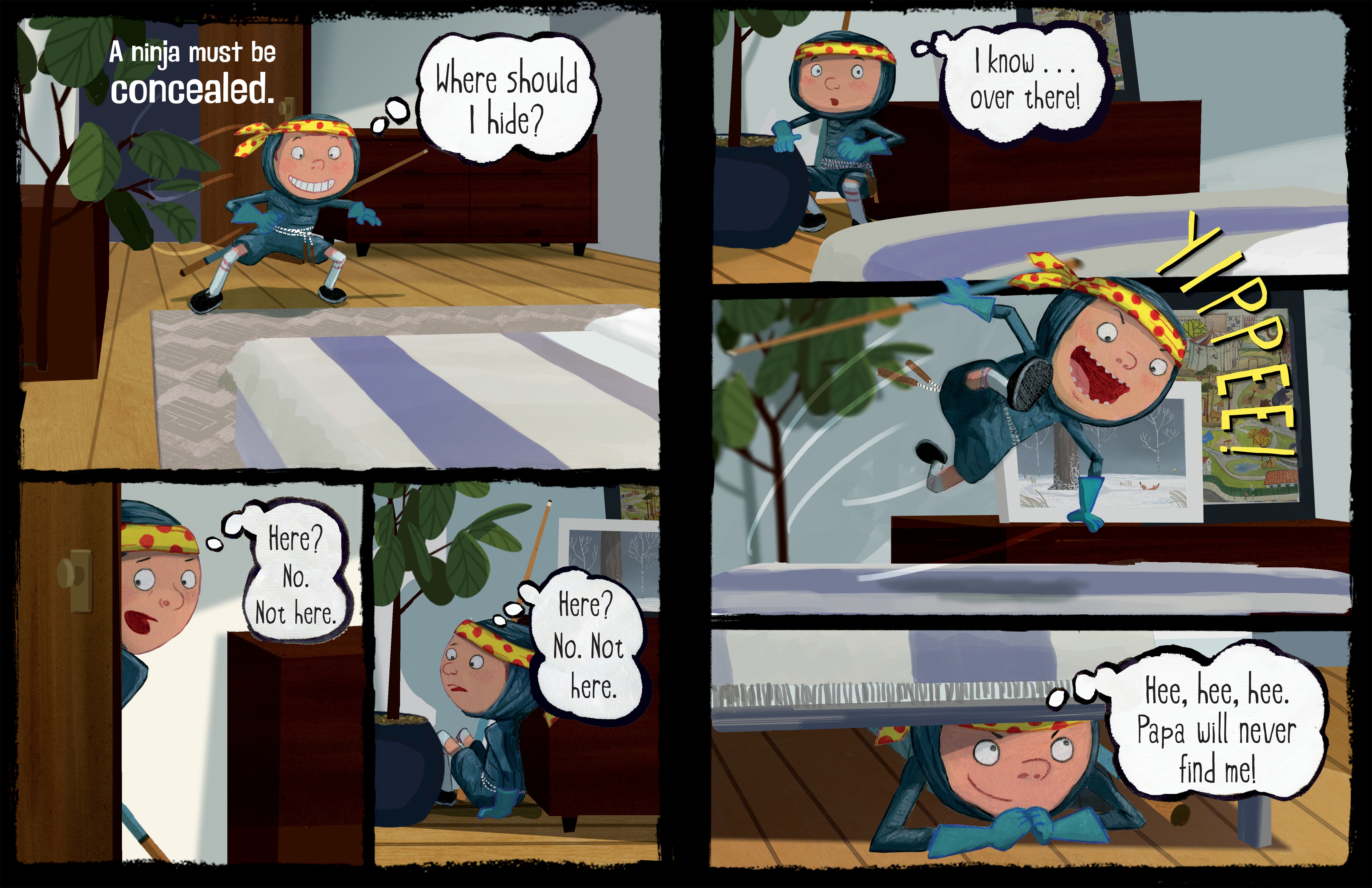celebrate-picture-books-picture-book-review-ninja-attack-of-the-clan-maxwell-hides