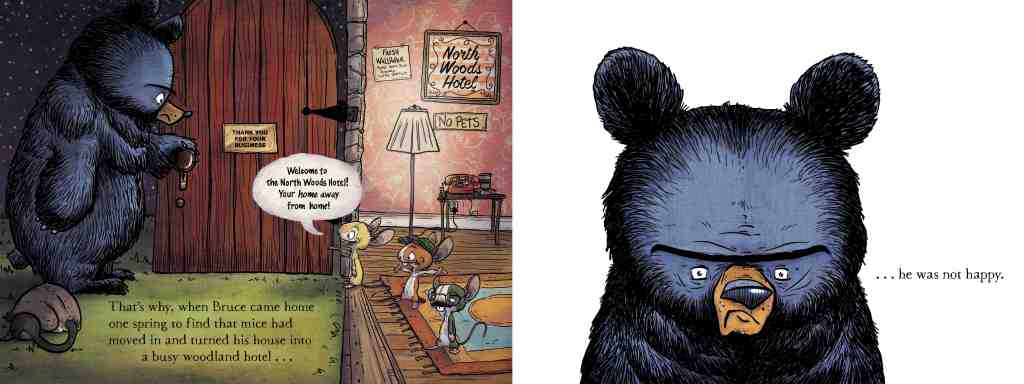 celebrate-picture-books-picture-book-review-hotel-bruce-bruce-not-happy