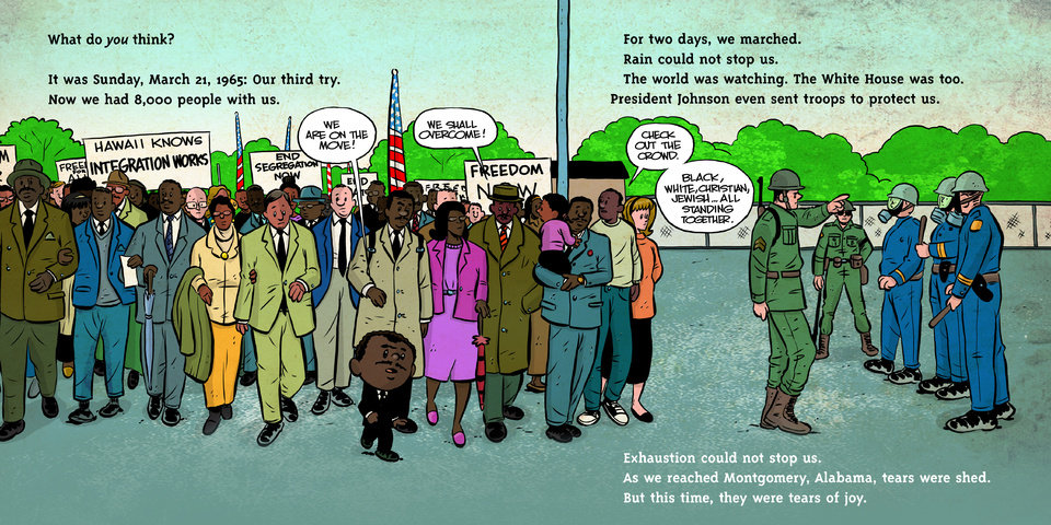 celebrate-picture-books-picture-book-review-i-am-martin-luther-king-jr-montgomery-march