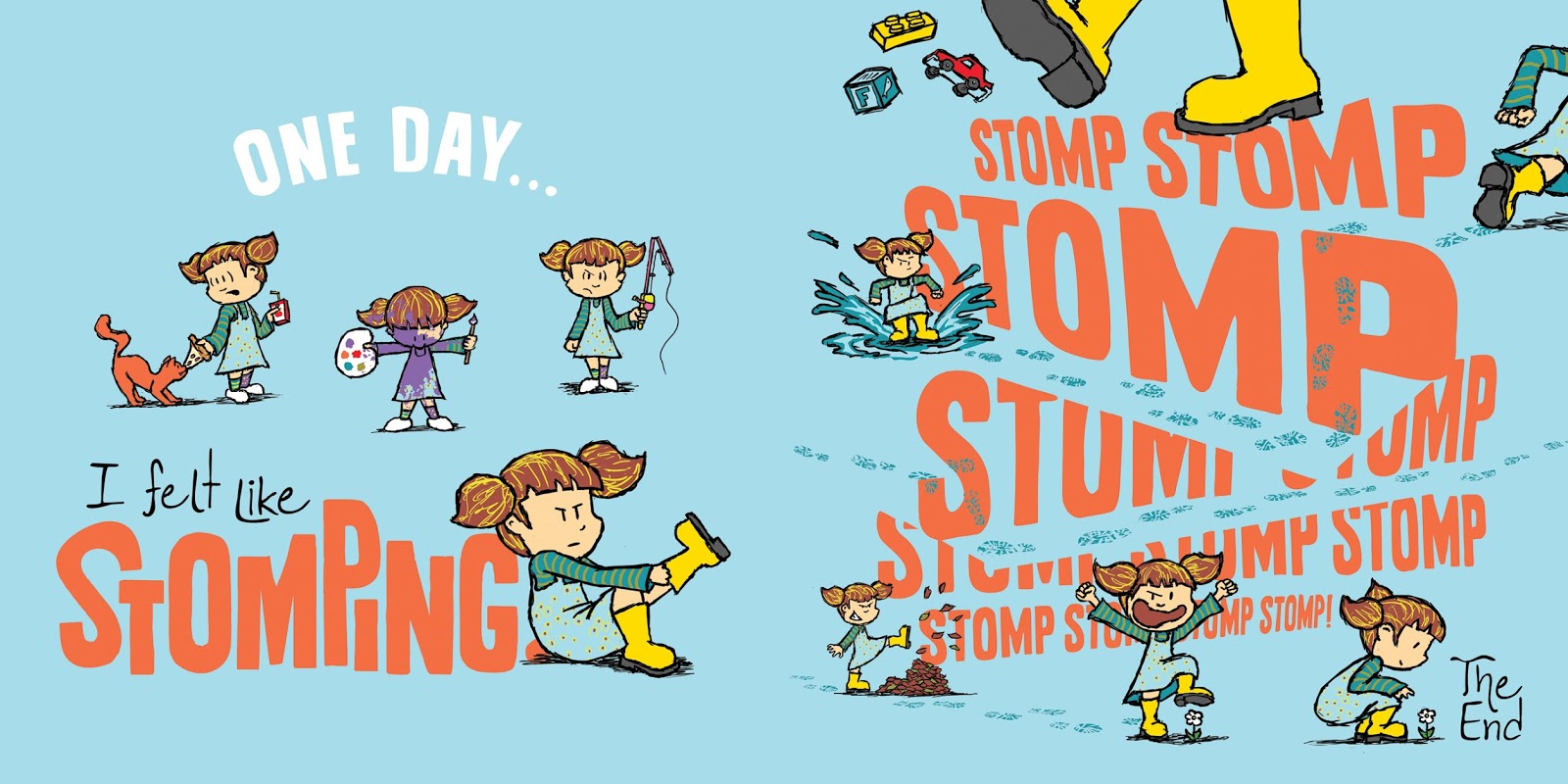 celebrate-picture-books-picture-book-review-one-day-the-end-stomping