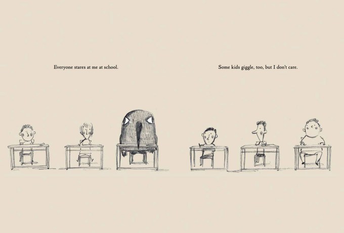 celebrate-picture-books-picture-book-review-the-day-I-became-a-bird-boy-in-class