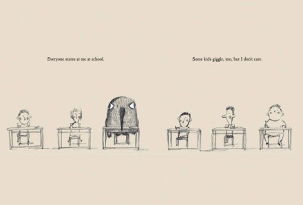 celebrate-picture-books-picture-book-review-the-day-I-became-a-bird-boy-in-class