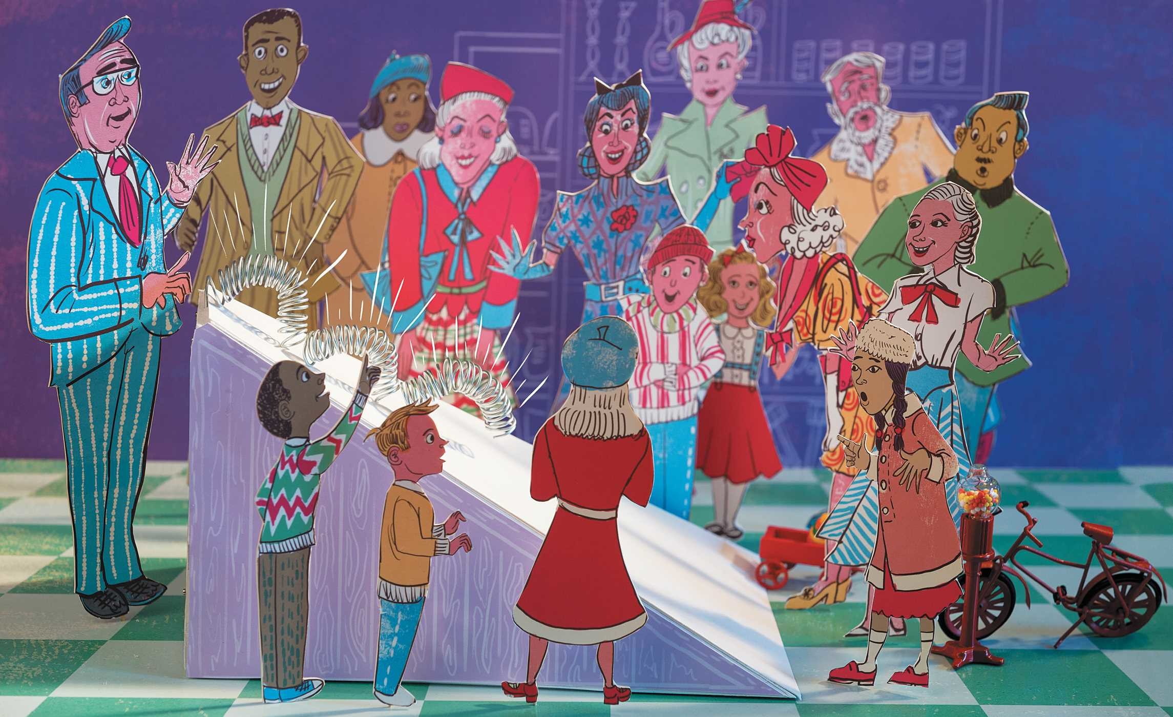 celebrate-picture-books-picture-book-review-the-marvelous-thing-that-came-from-a-spring-spring-walks-spring-at-gimbels